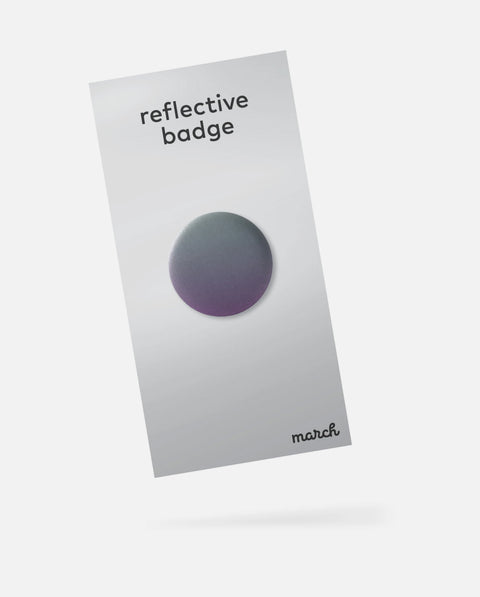Reflective badge - fade